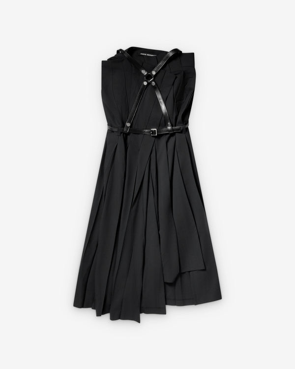 Junya Watanabe - Women's Pleated Dress with Harness - (Black)