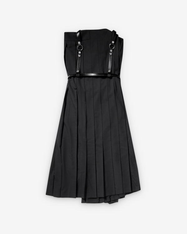 Junya Watanabe - Women's Pleated Dress with Harness - (Black)