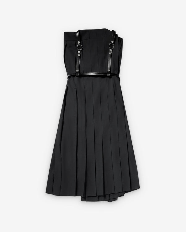 Junya Watanabe - Women's Pleated Dress with Harness - (Black)