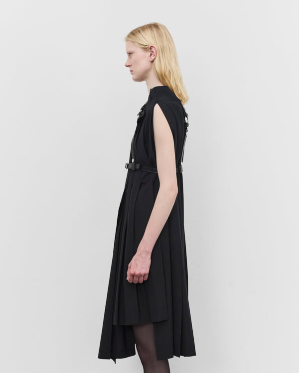 Junya Watanabe - Women's Pleated Dress with Harness - (Black)