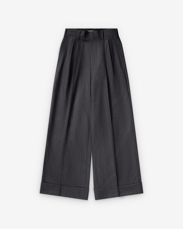 Junya Watanabe - Women's Pin Stripe Suit Trousers - (Grey)
