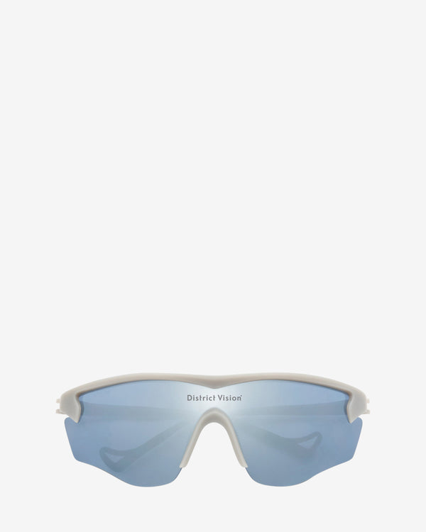 District Vision - Junya Racer Sunglasses - (Flint/D+ Silver Flash Mirror)