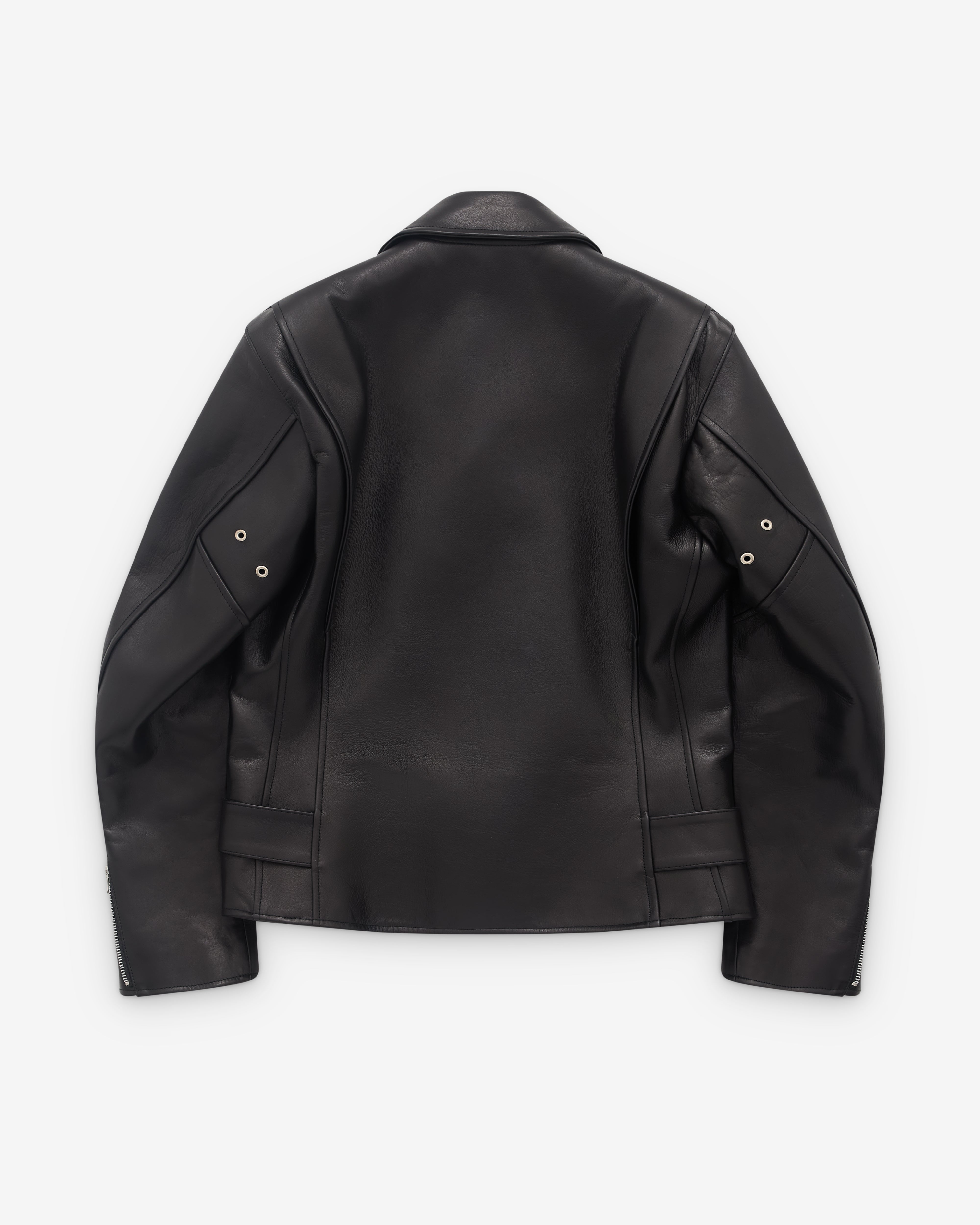 JUNYA WATANABE ブラック シングルライダースジャケット XS JUNYA WATANABE ブラック シングルライダースジャケット XS