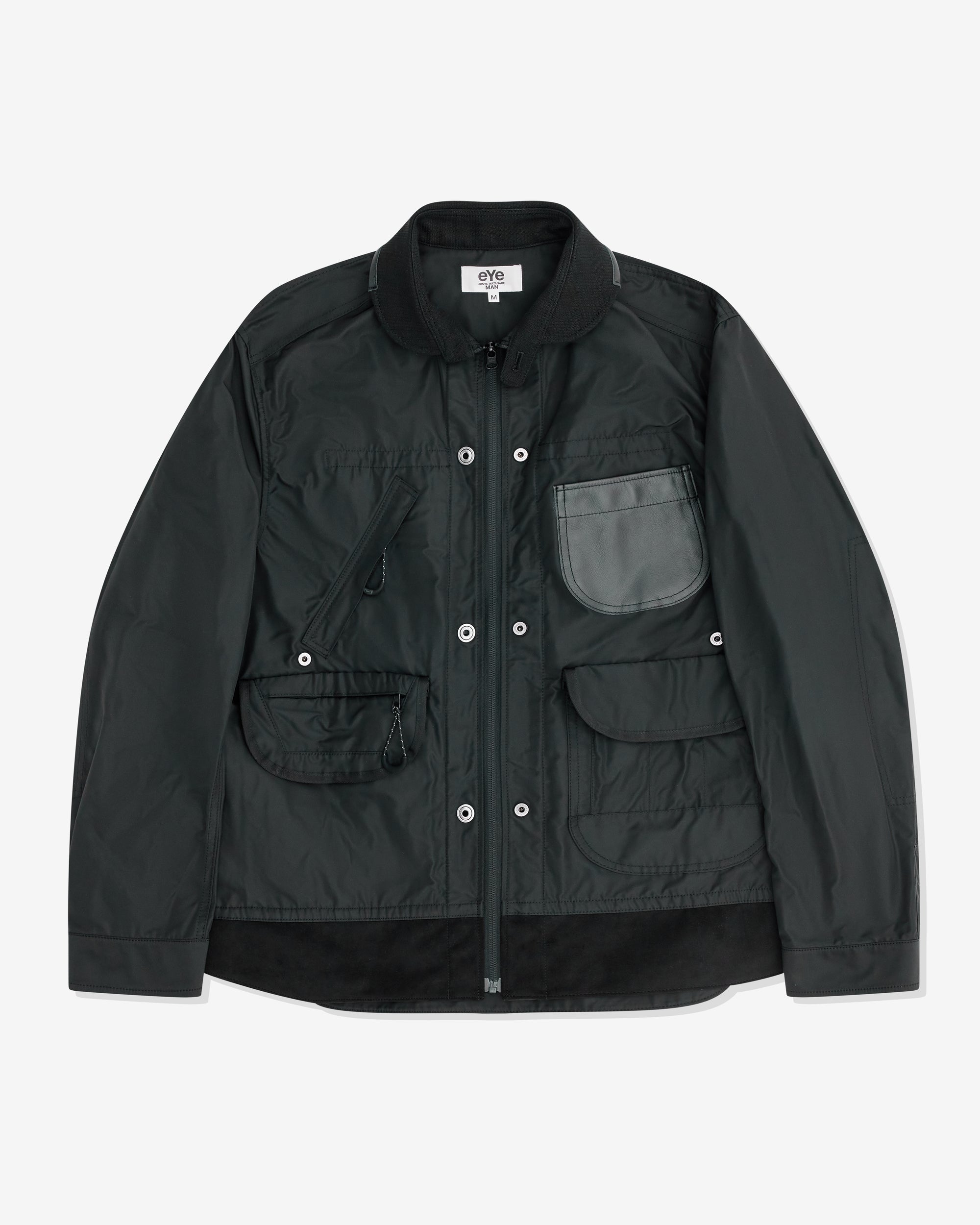 eYe Junya Watanabe MAN: Oakley Laminated Jacket (Black) | DSMNY E-SHOP