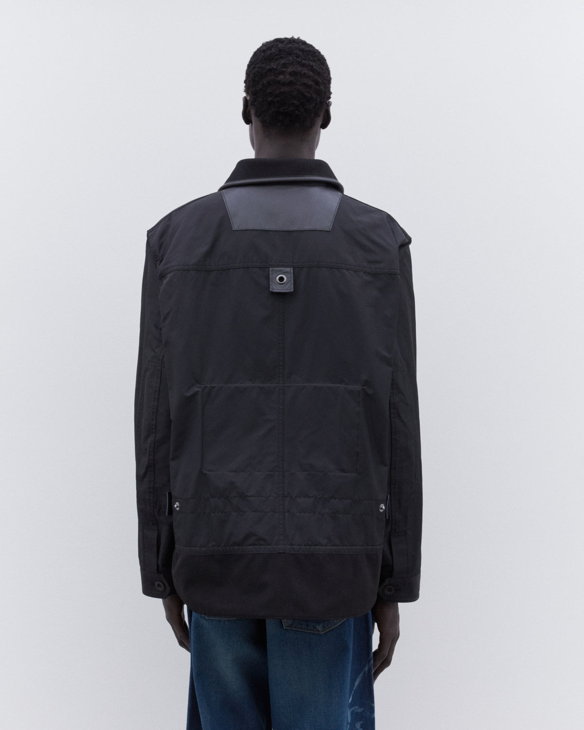 eYe Junya Watanabe MAN: Oakley Laminated Jacket (Black) | DSMNY E-SHOP