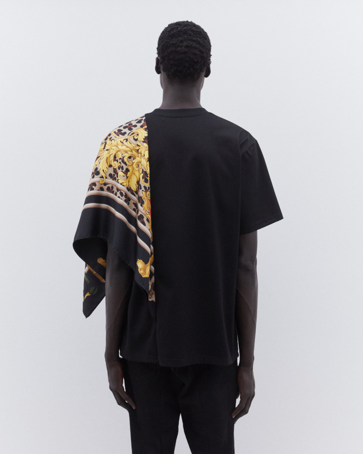 Junya Watanabe MAN: Black Sabbath Caped T-Shirt (Black) | DSMNY E-SHOP