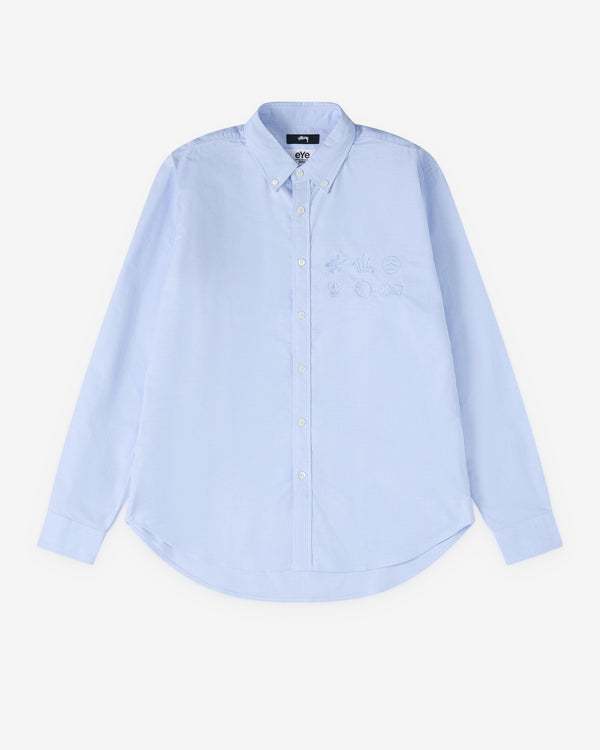 eye Junya Watanabe Man - Men's Stüssy Oxford Shirt - (Sax Blue)