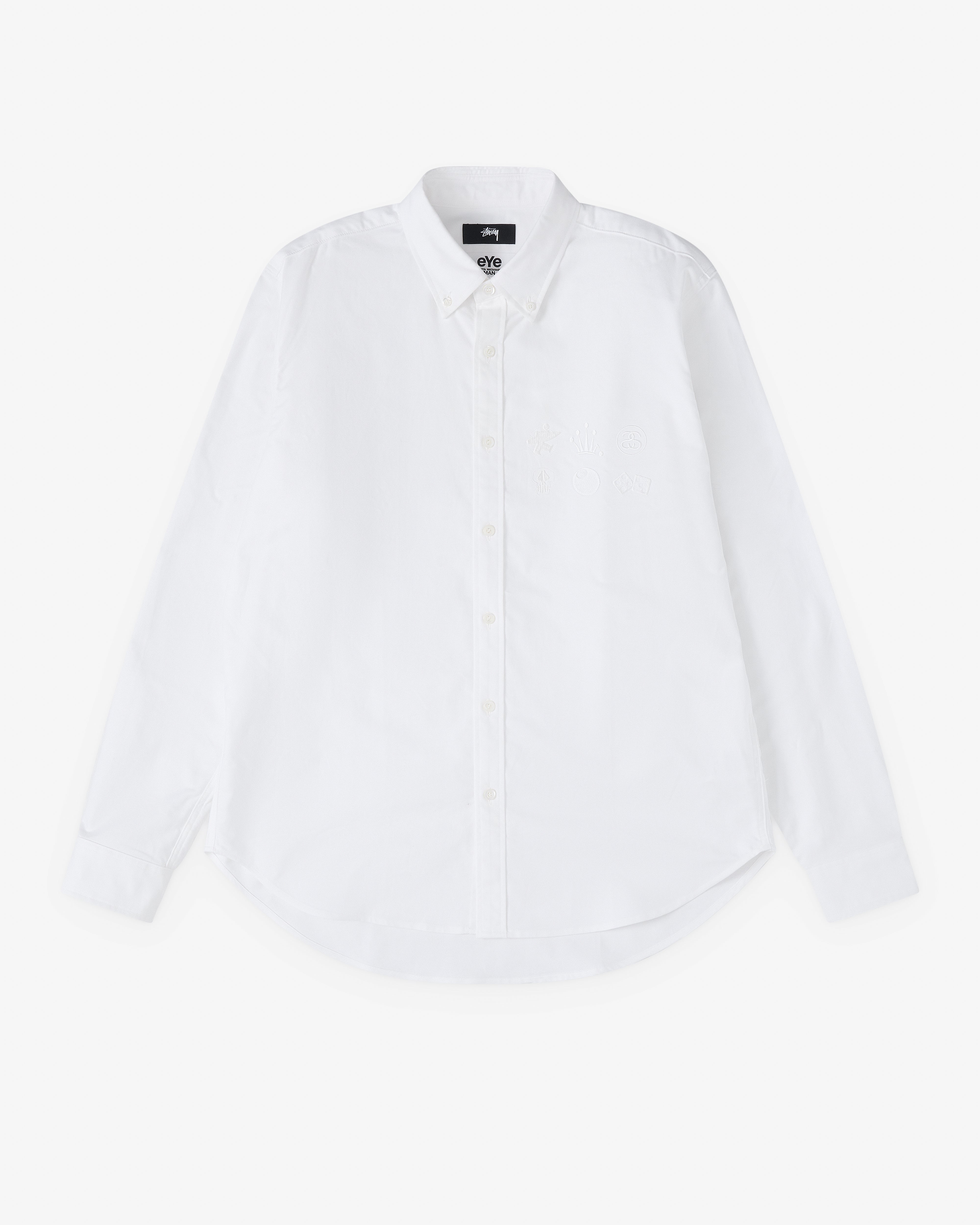 eye Junya Watanabe Man: Men's Stüssy Oxford Shirt (White) | DSMNY
