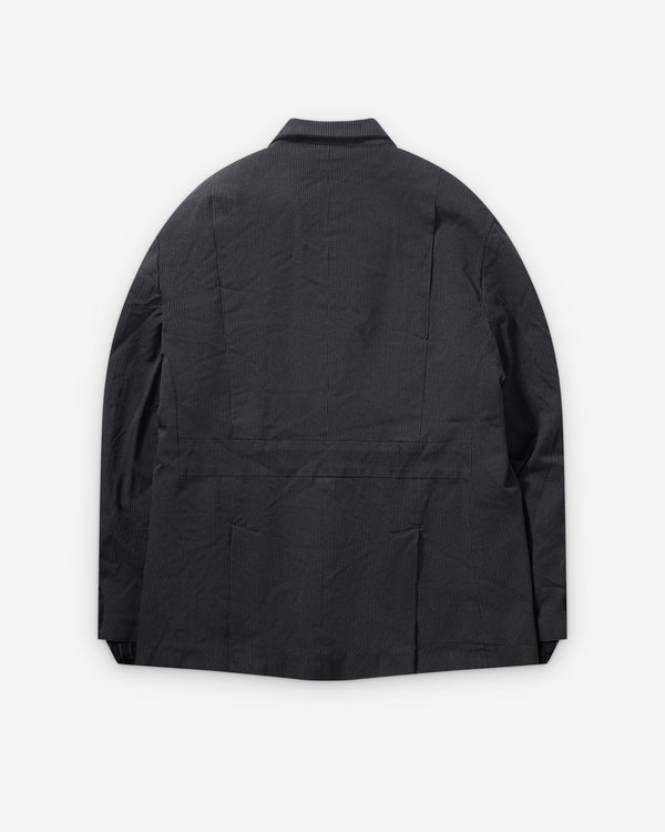 Junya Watanabe Man - Men's Herringbone Single Breasted Blazer - (Black/Grey)