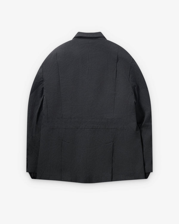 Junya Watanabe Man - Men's Herringbone Single Breasted Blazer - (Black/Grey)