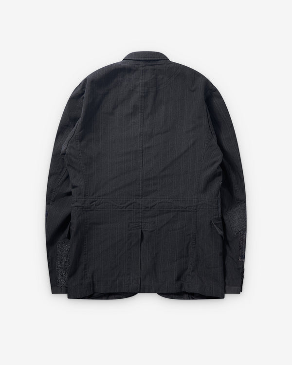 Junya Watanabe Man - Men's Patchwork Zip Blazer - (Grey/Mix)