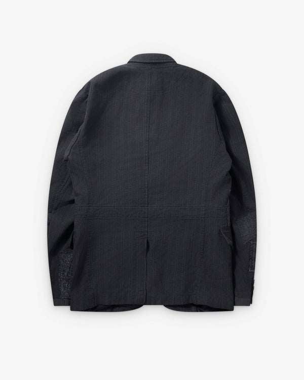 Junya Watanabe Man - Men's Patchwork Zip Blazer - (Grey/Mix)