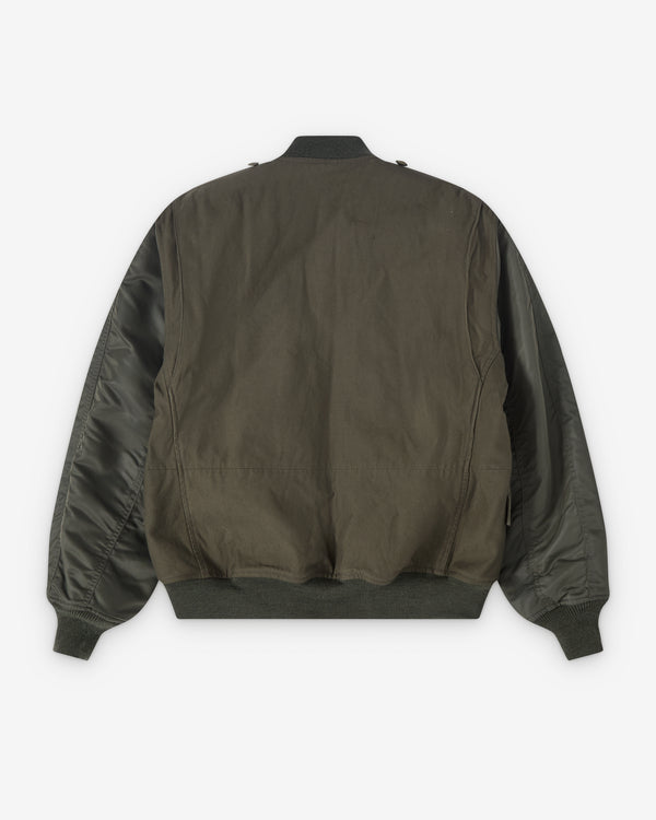 eye Junya Watanabe Man - Men's Needles Bomber Jacket - (Khaki Green)