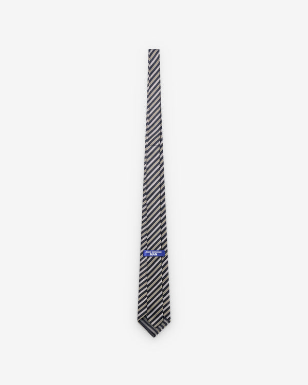 Junya Watanabe Man - Men's Silk Stripe Tie - (Black/White/Yellow)