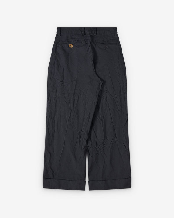 Junya Watanabe Man - Men's Herringbone Wide Fit Trousers - (Black)