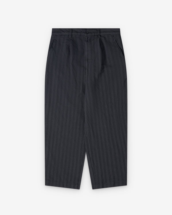 Junya Watanabe Man - Men's Pleated Stripe Trousers - (Grey/White)
