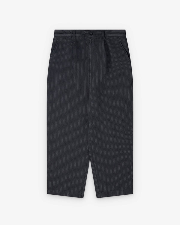 Junya Watanabe Man - Men's Pleated Stripe Trousers - (Grey/White)
