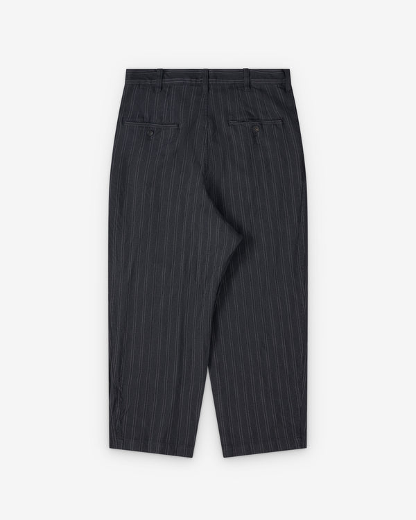 Junya Watanabe Man - Men's Pleated Stripe Trousers - (Grey/White)