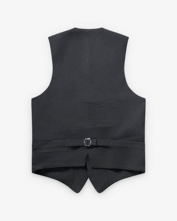 Junya Watanabe Man - Men's Patchwork Vest - (Black/Grey)
