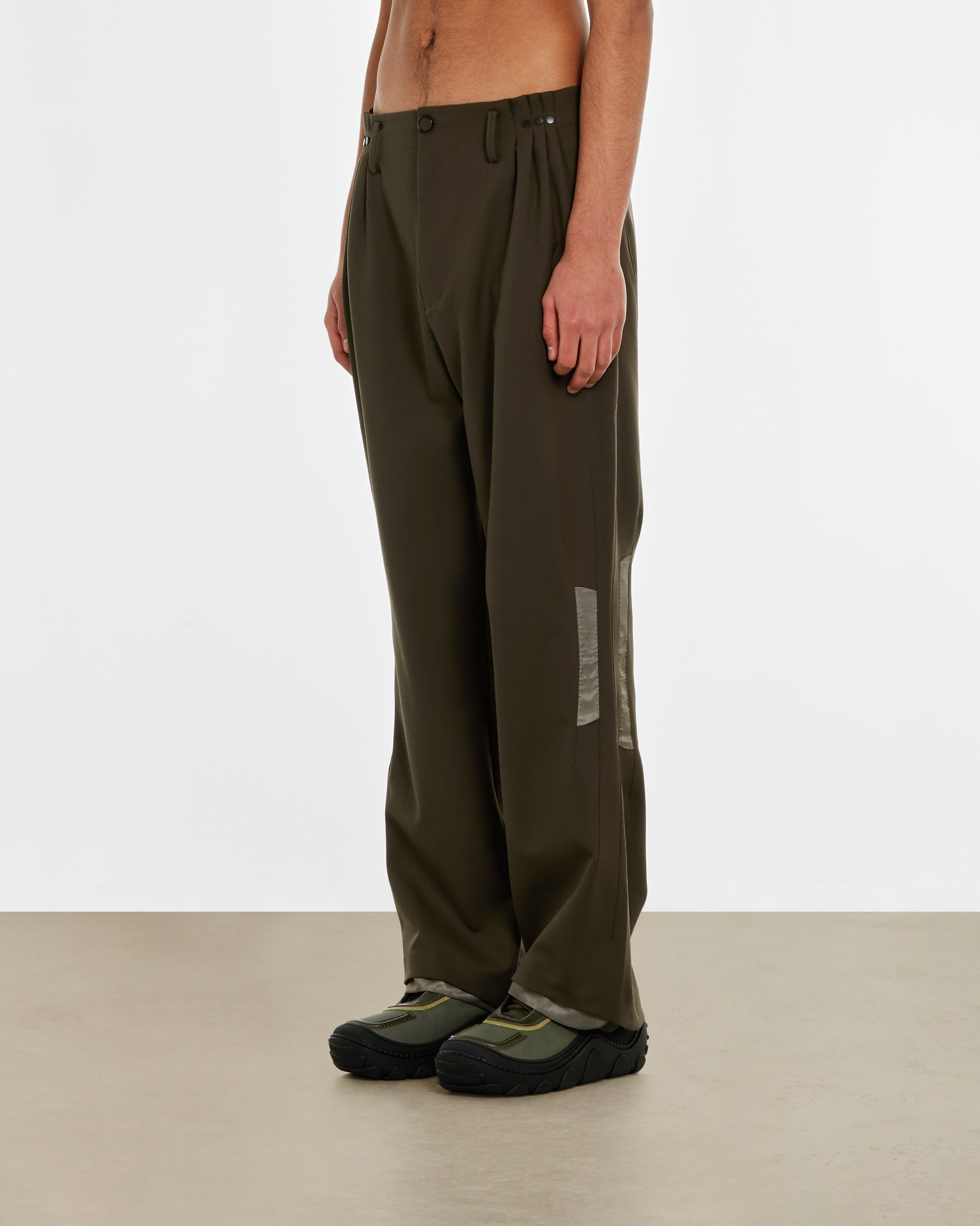 Kiko Kostadinov - Men's Orson Formal Trouser - (Army Green)