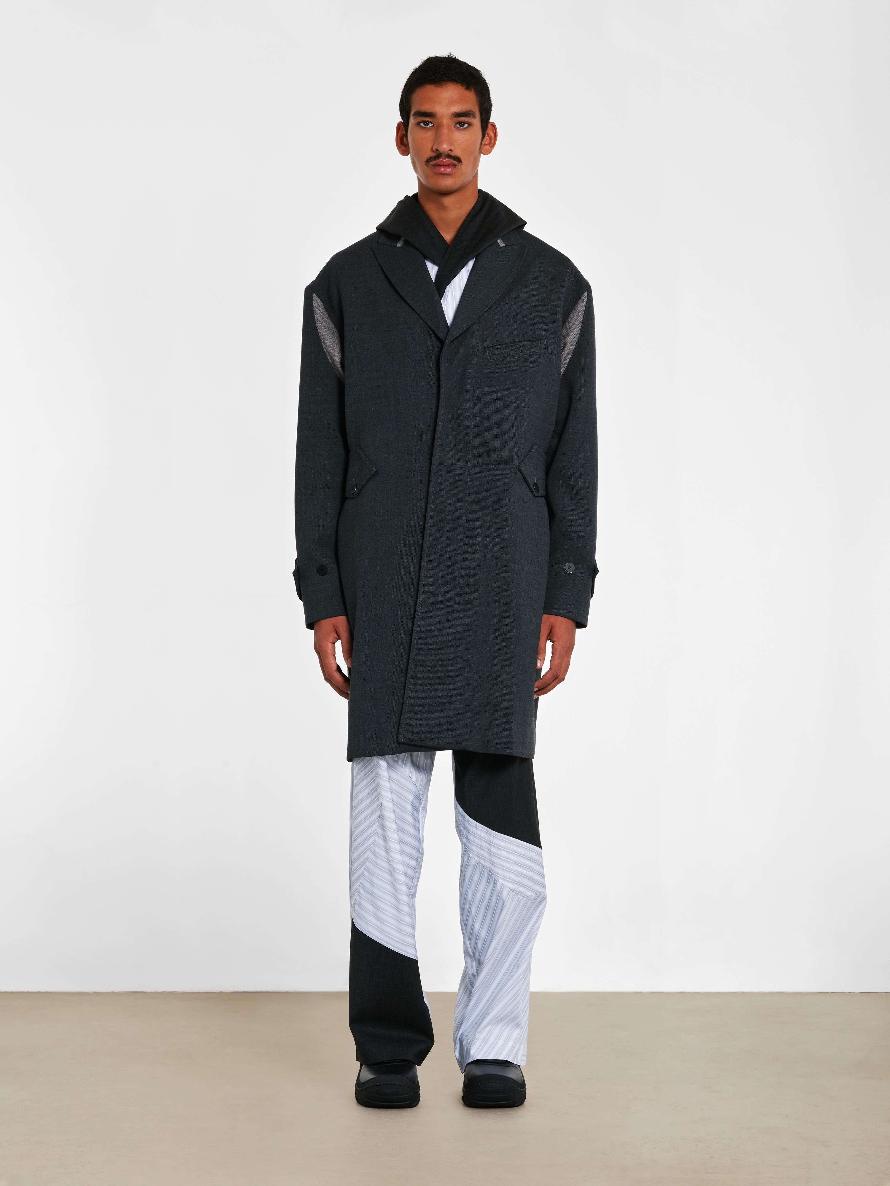 Kiko Kostadinov - Men's Solon Long Coat - (Shadow Grey) – DSMNY E-SHOP