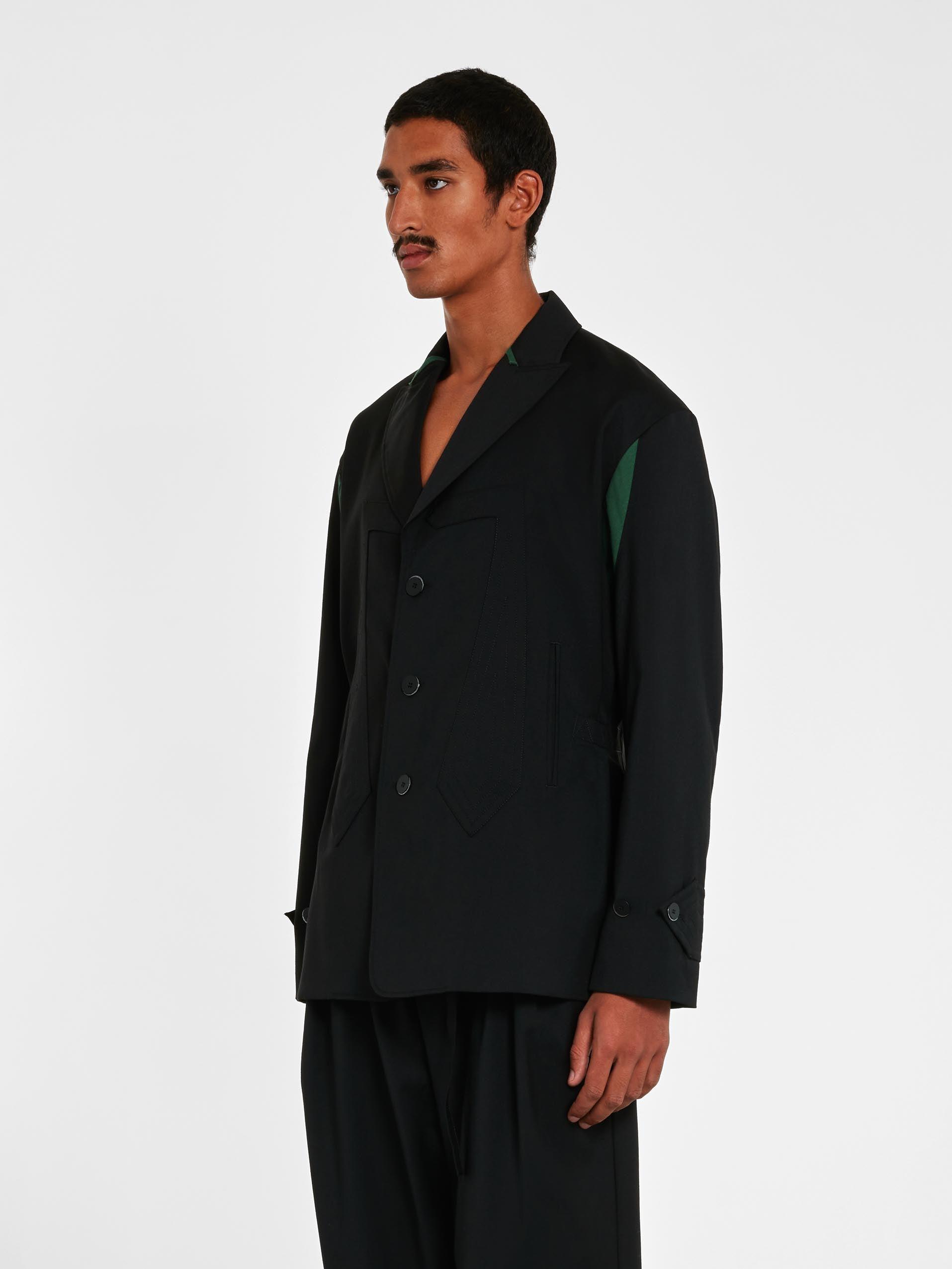 Kiko Kostadinov - Men's Solon Blazer - (Jet Black)