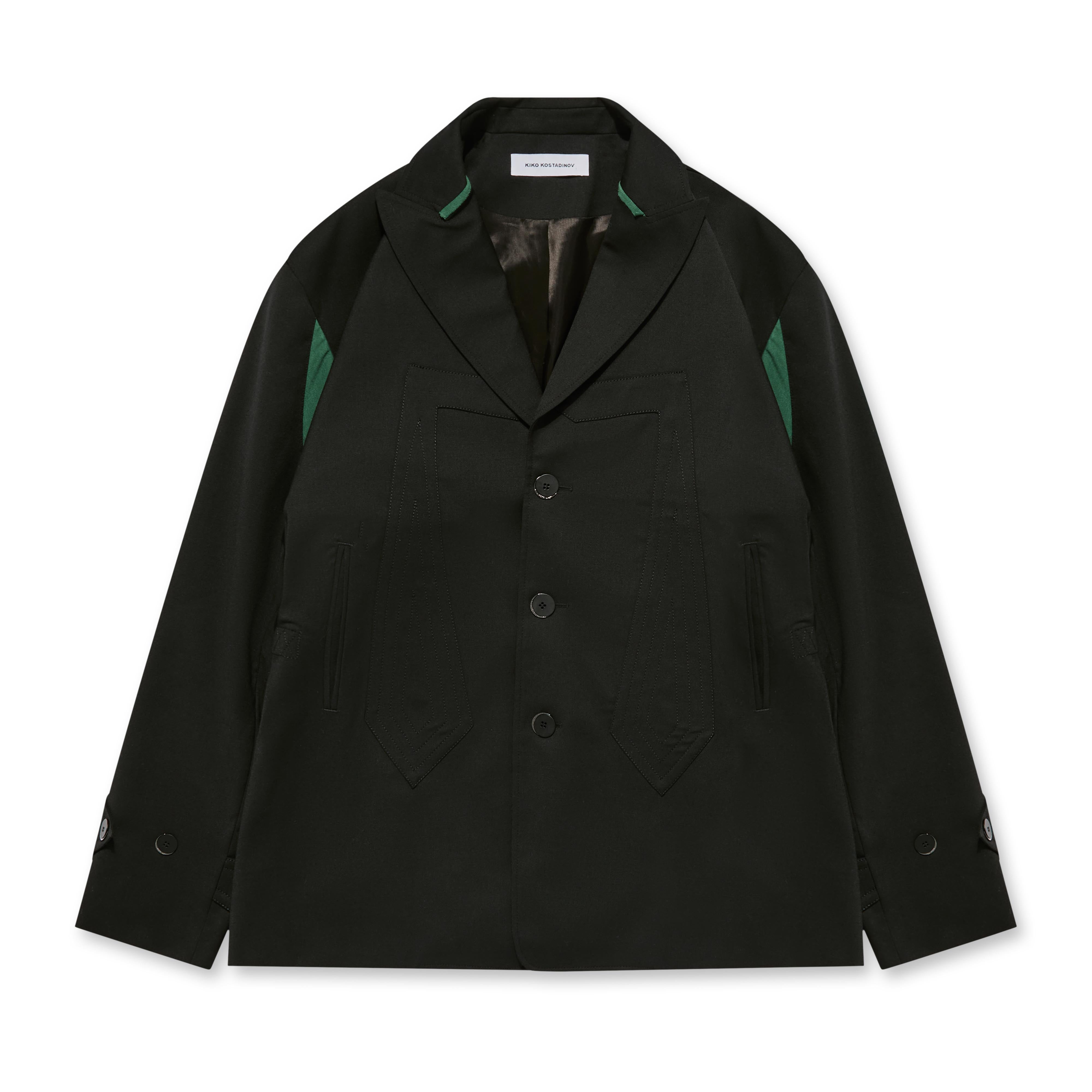 Kiko Kostadinov - Men's Solon Blazer - (Jet Black)