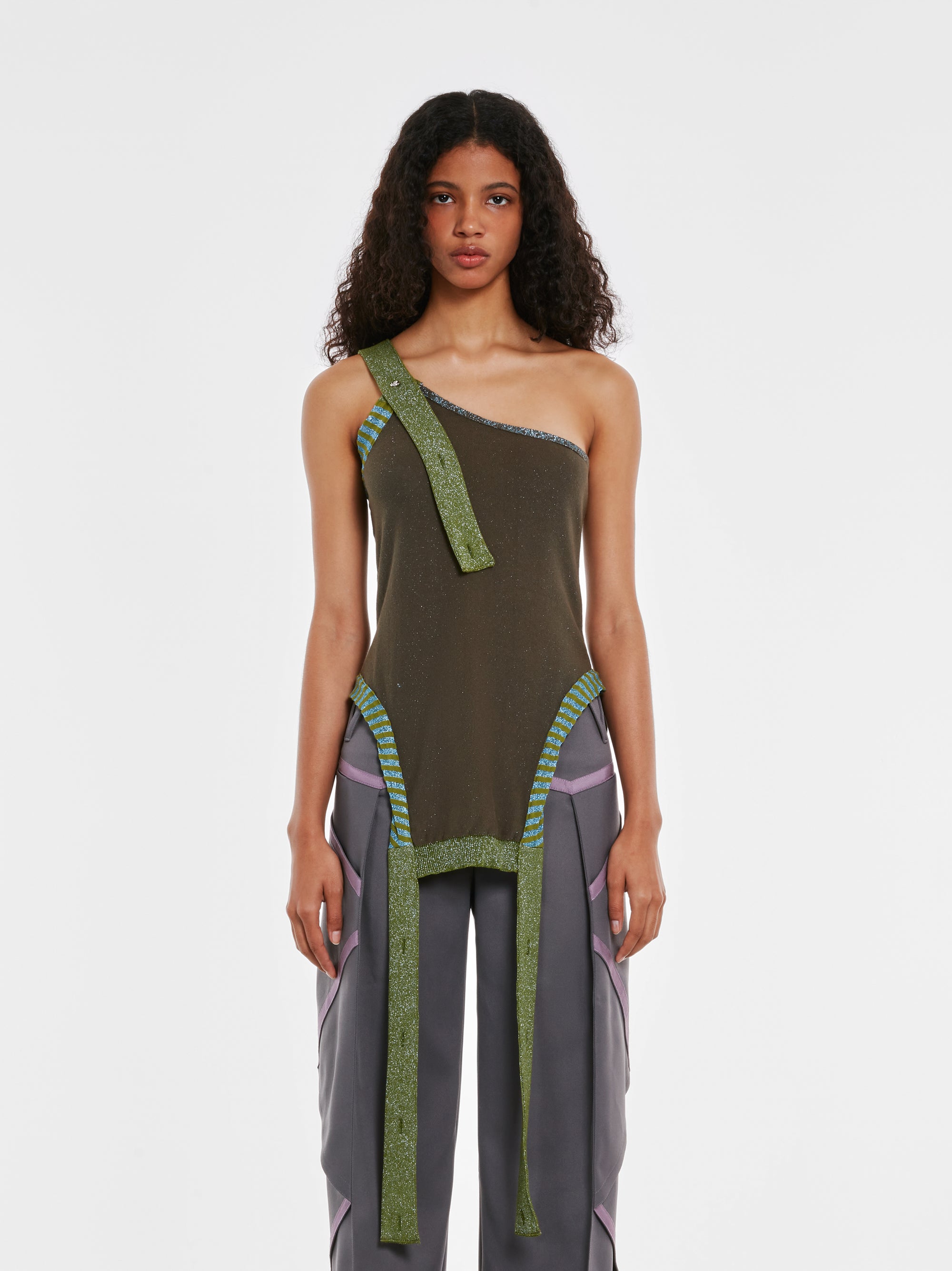 Kiko Kostadinov - Women’s Arova Sleeveless Knit Top - (Green) – DSMNY E ...