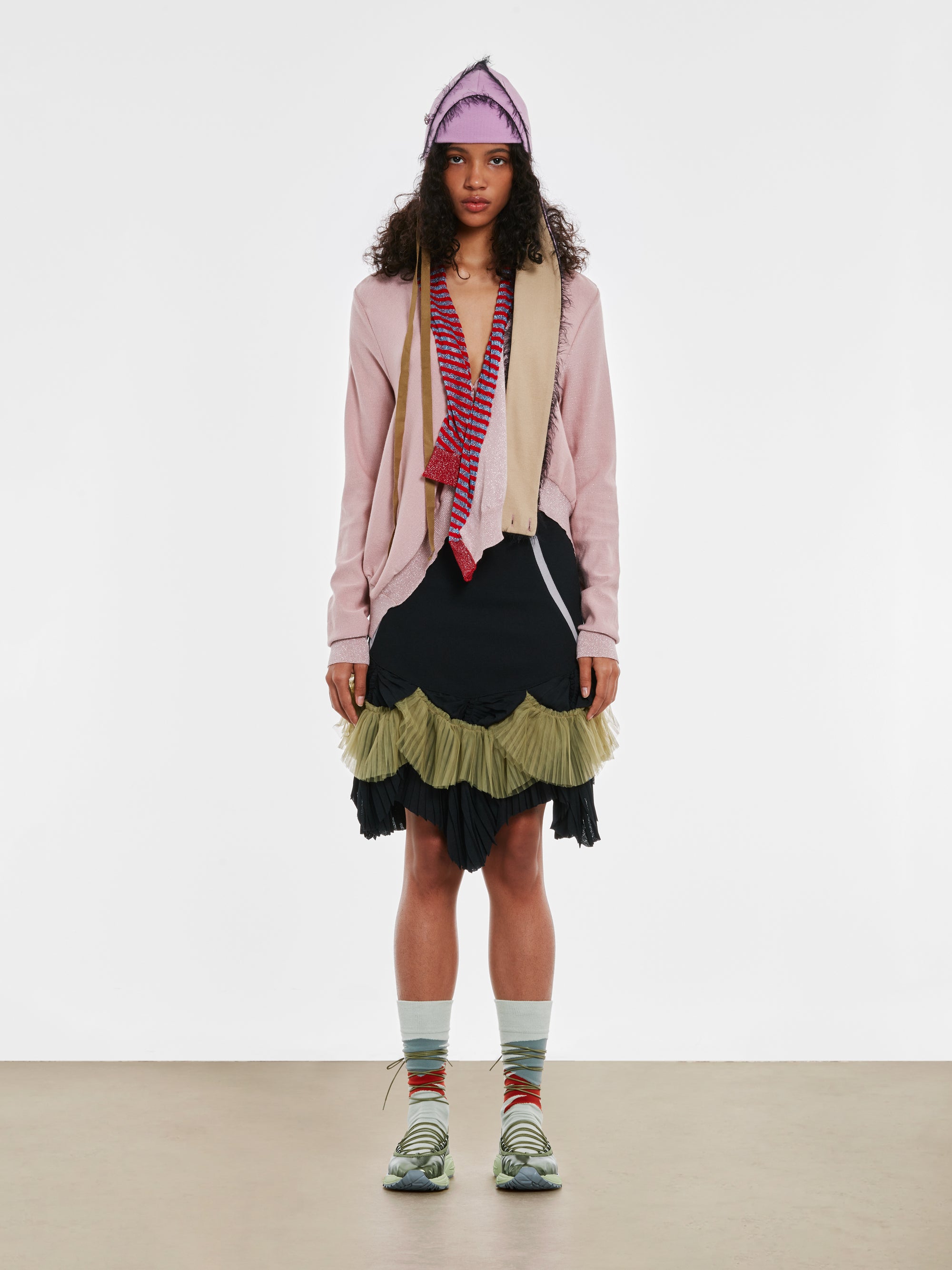 Kiko Kostadinov - Women’s Arova Knit Cardigan - (Pink) – DSMNY E-SHOP