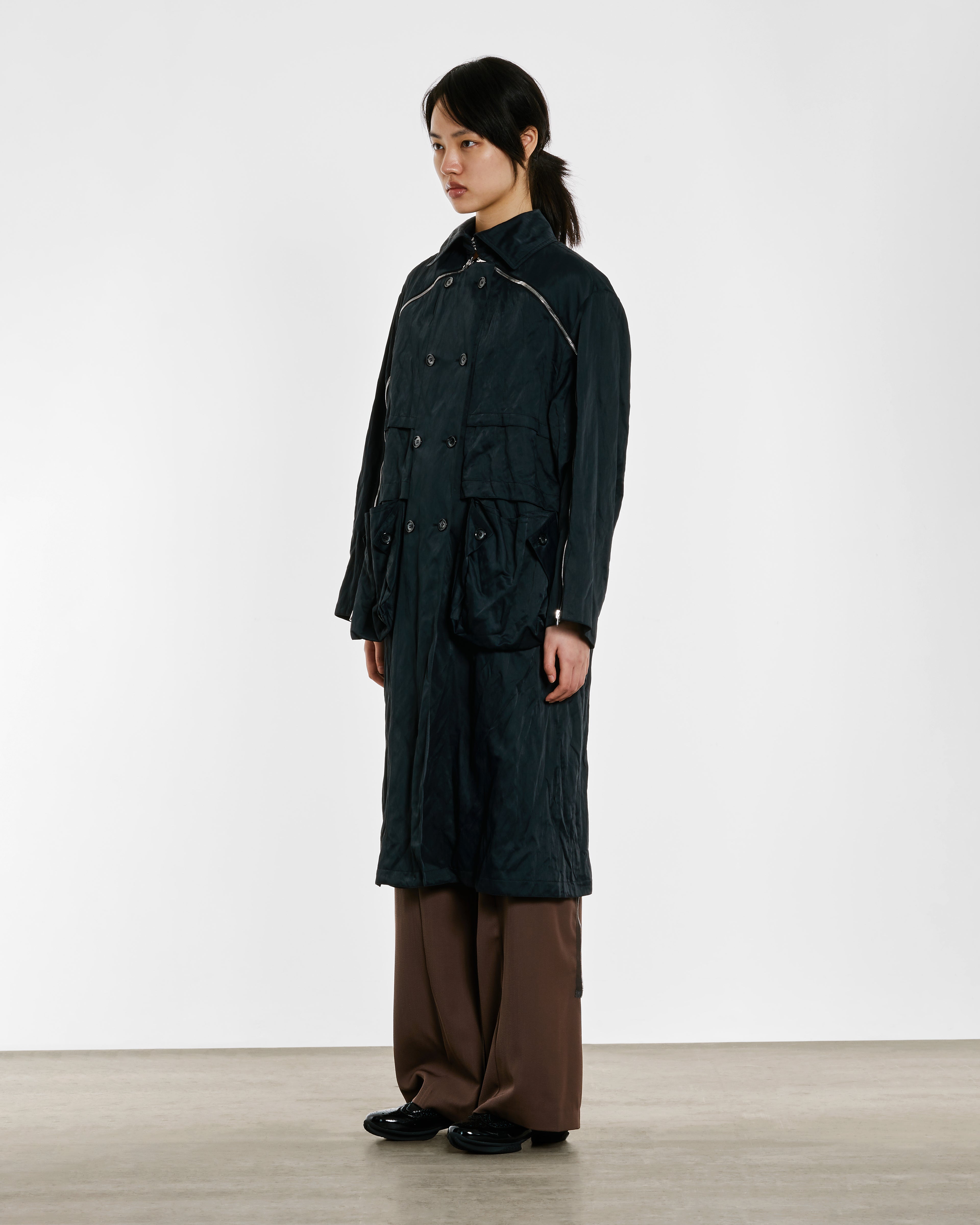 Kiko Kostadinov - Women's Mallarmé Coat - (Pebble Black)