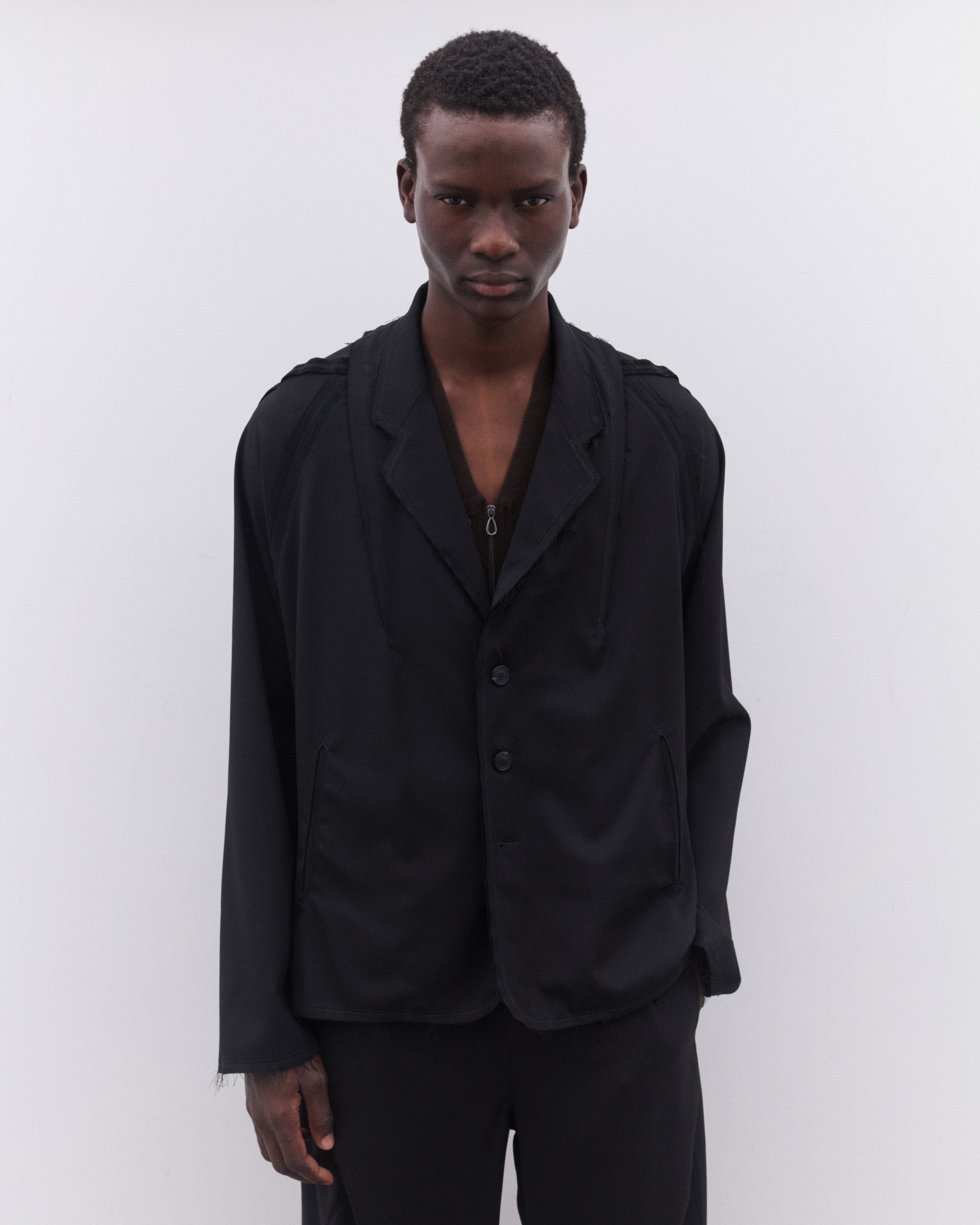 Kiko Kostadinov: Men's Vig K-Dart Blazer (Crow Black) | DSMNY E-SHOP