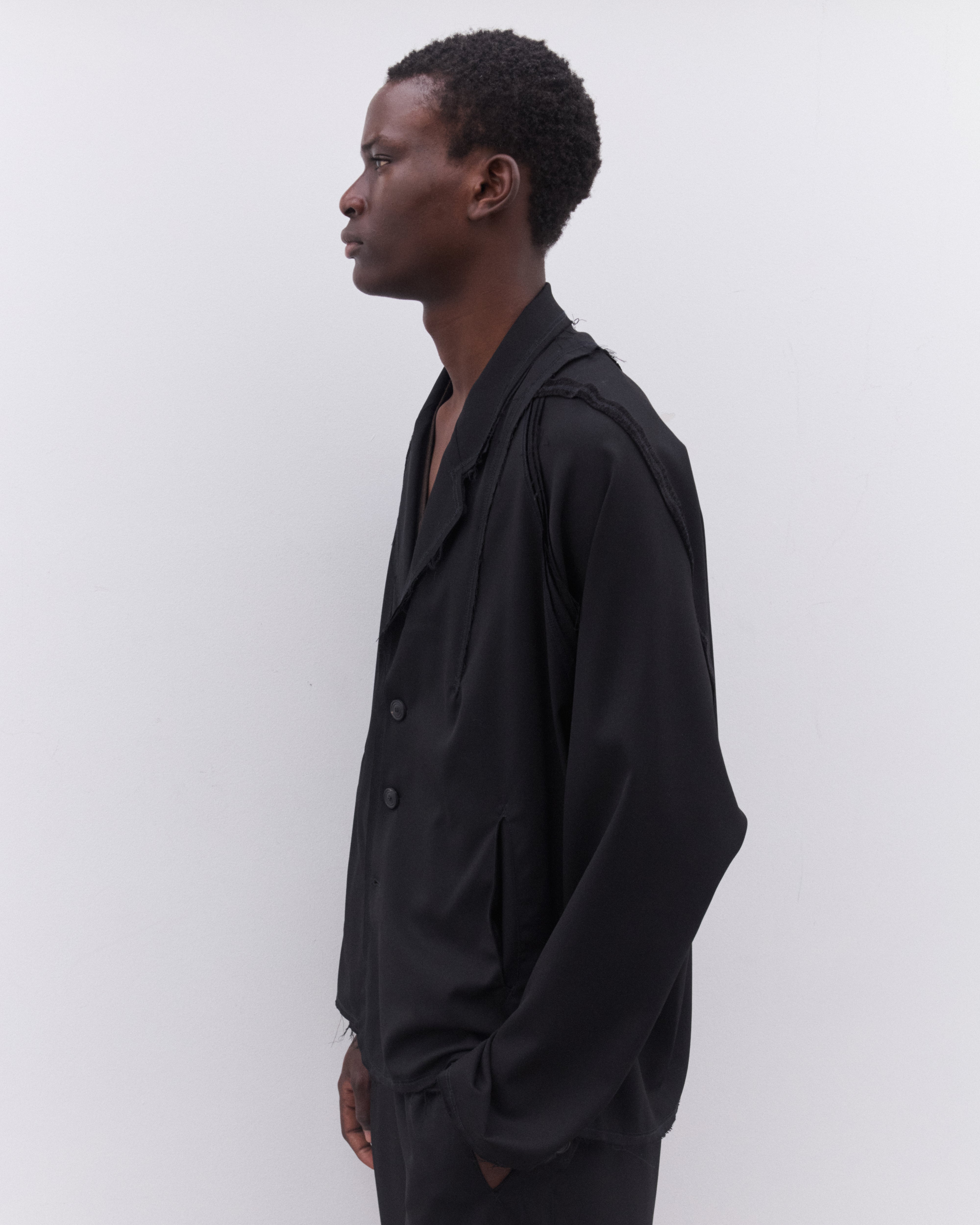 Kiko Kostadinov: Men's Vig K-Dart Blazer (Crow Black) | DSMNY E-SHOP