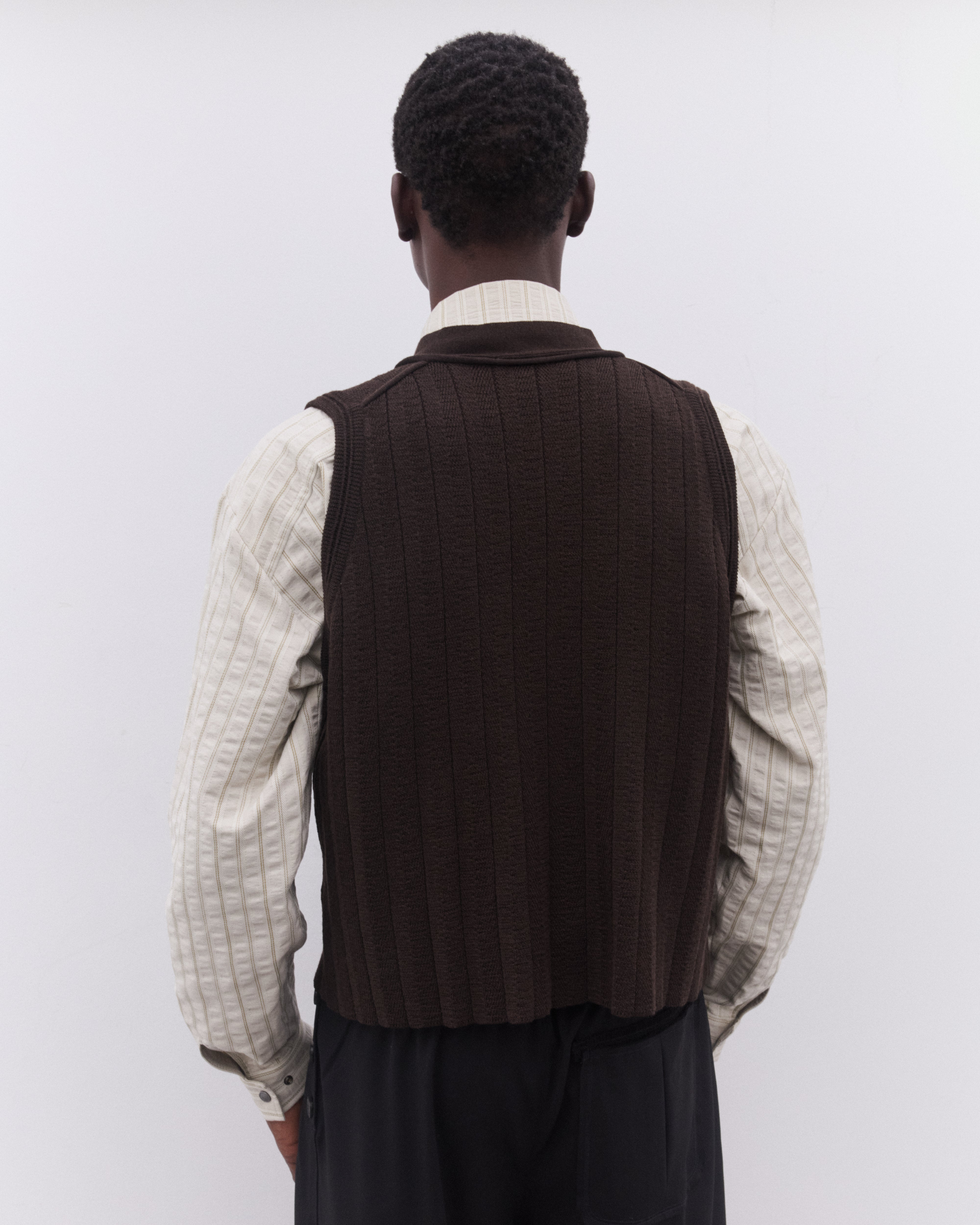 トップス kiko kostadinov MERLI TWINSET VEST Kiko Kostadinov Merli Twinset Vest Black – Très Bien