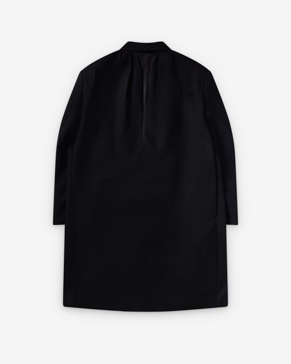 Kiko Kostadinov - Men's Epelde Overcoat - (Deep Black)