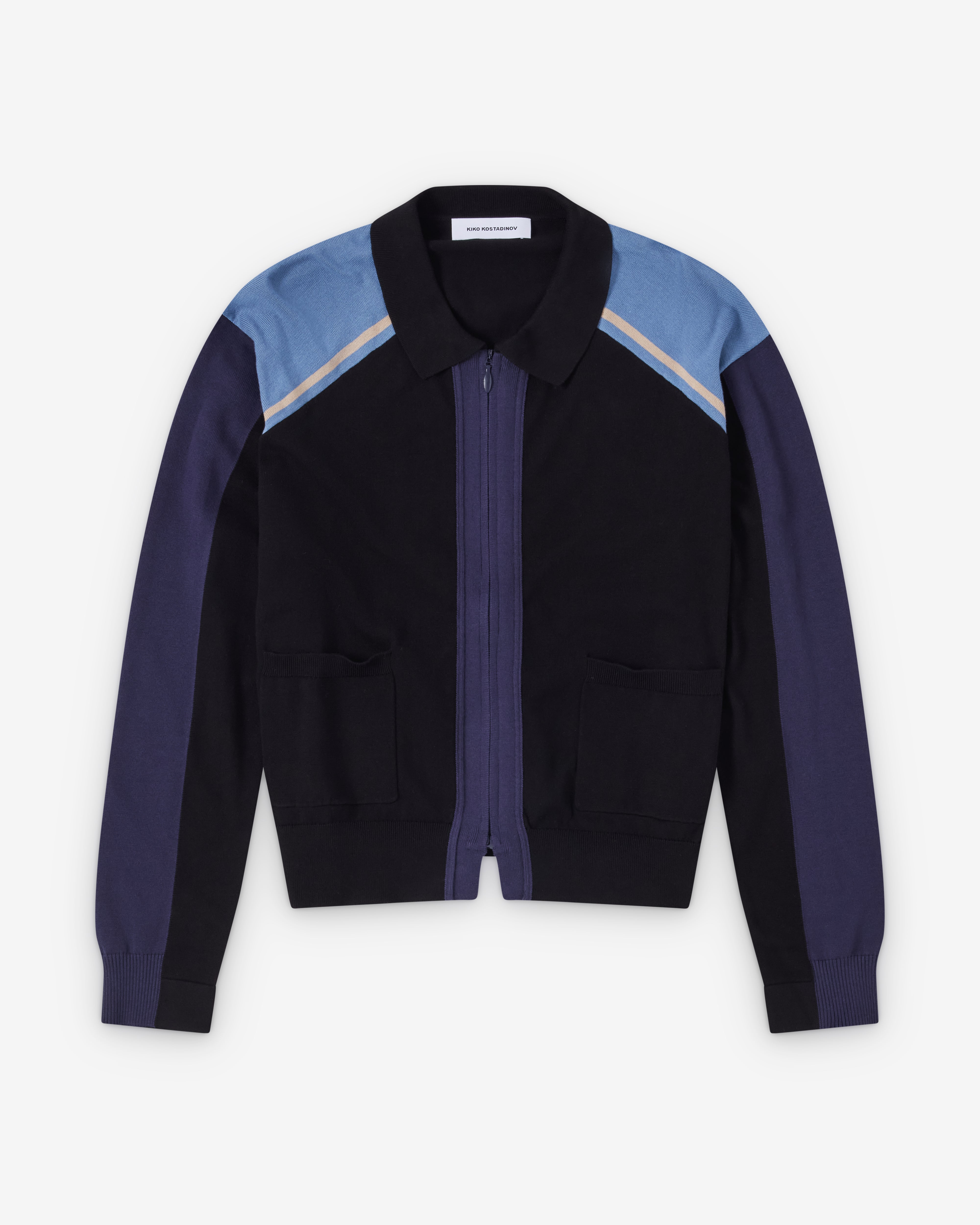 Kiko Kostadinov: Men's Munno Knit Cardigan (Phantom) | DSMNY E-SHOP
