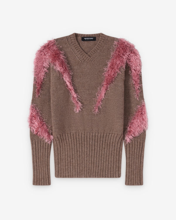 Kiko Kostadinov - Women's Macaw Jumper - (Dove Brown)