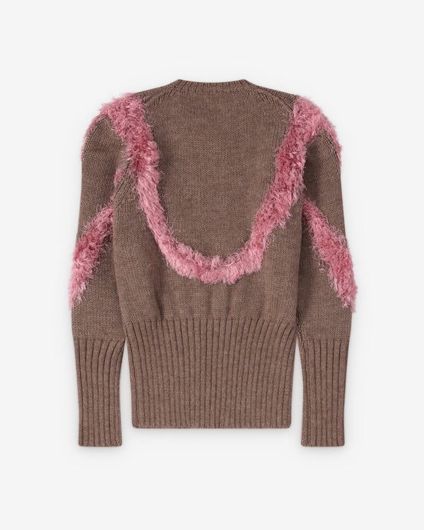 Kiko Kostadinov - Women's Macaw Jumper - (Dove Brown)