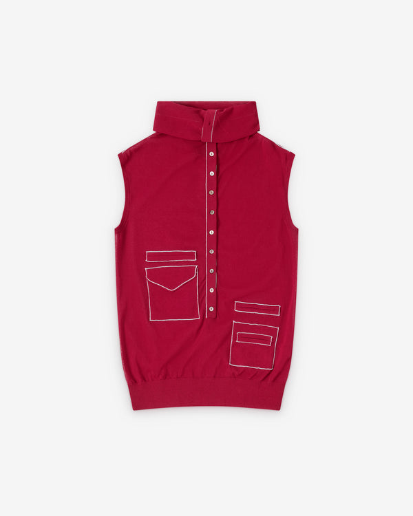 Kiko Kostadinov - Women's Kreiner Knit Rollneck - (Claret)