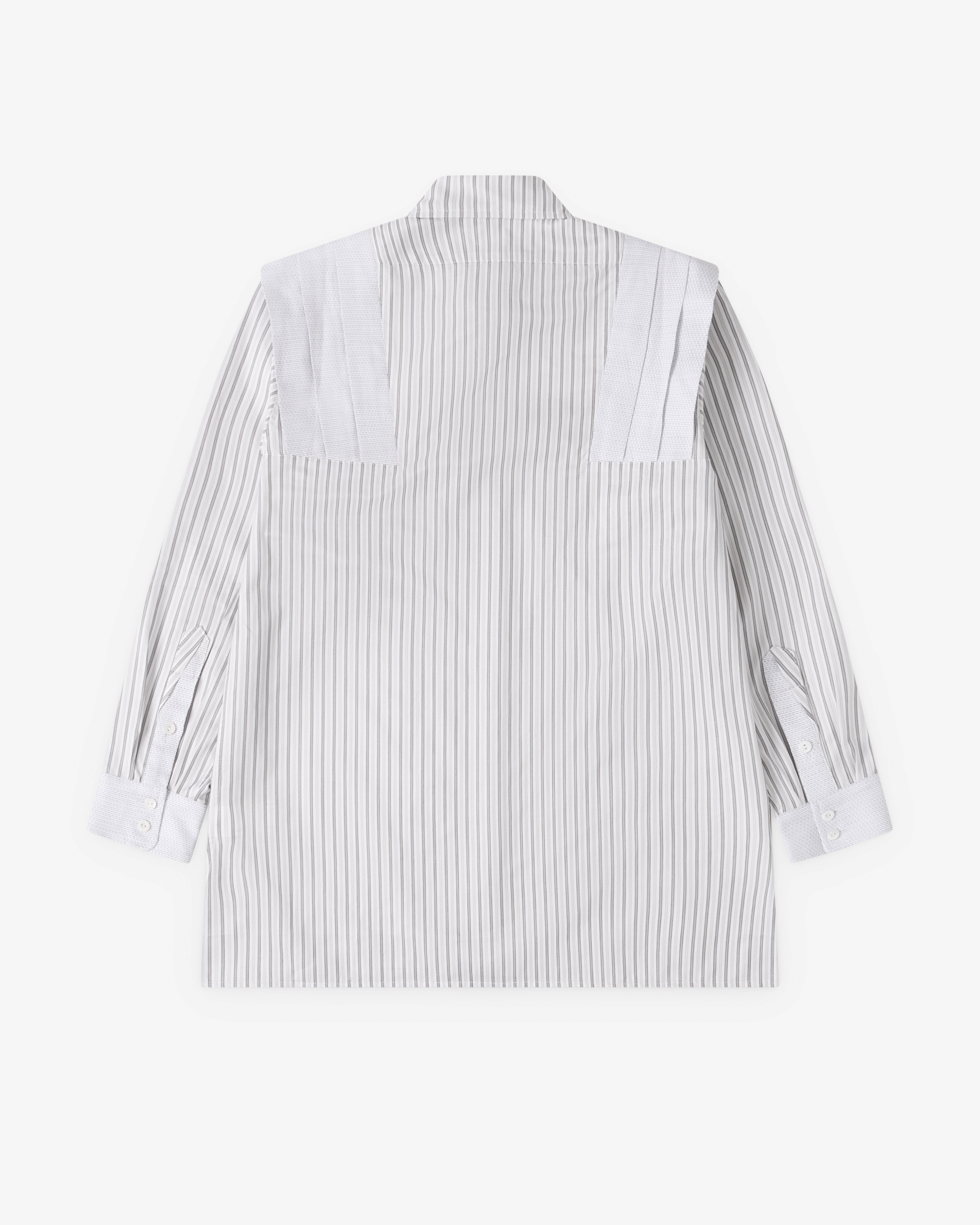 Kiko Kostadinov: Women's Hermen Shirt (Khaki Stripe) | DSMNY E-SHOP