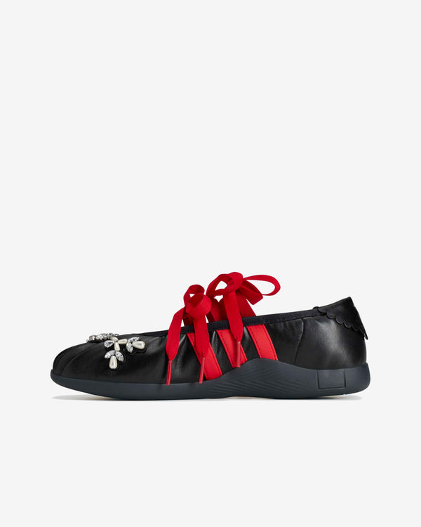 Adidas - Women's Simone Rocha Taekwondo Ballerina - (Core Black/Better Scarlet)