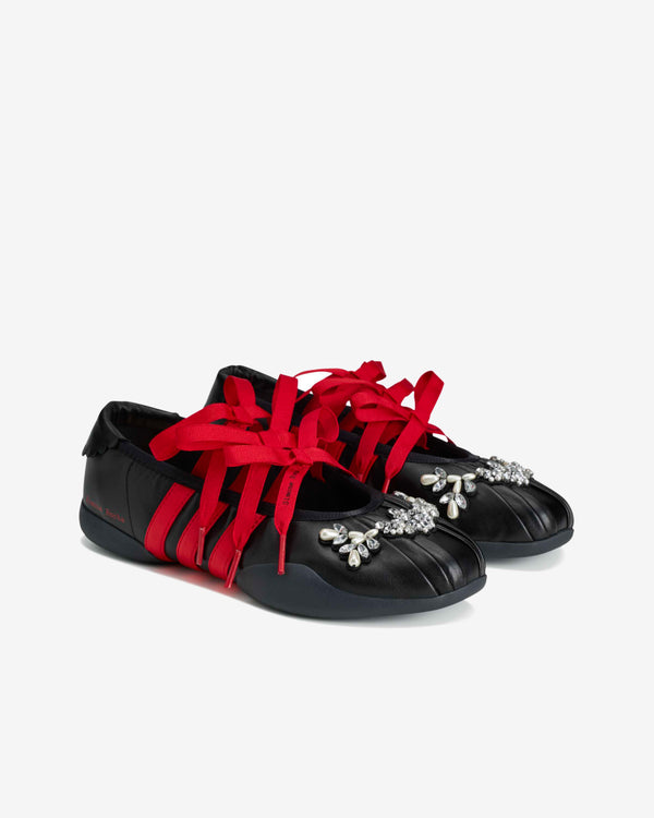 Adidas - Women's Simone Rocha Taekwondo Ballerina - (Core Black/Better Scarlet)