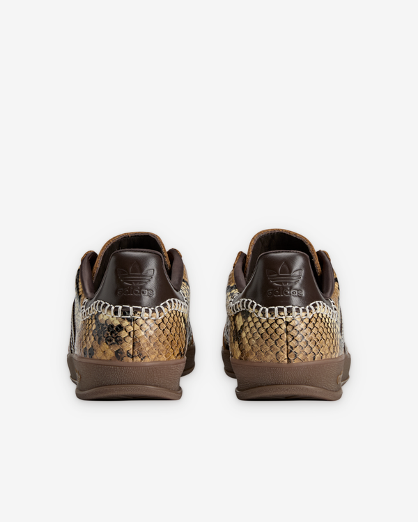 Adidas - Men's Wales Bonner Gazelle Snake - (Dark Brown/Wonder White)