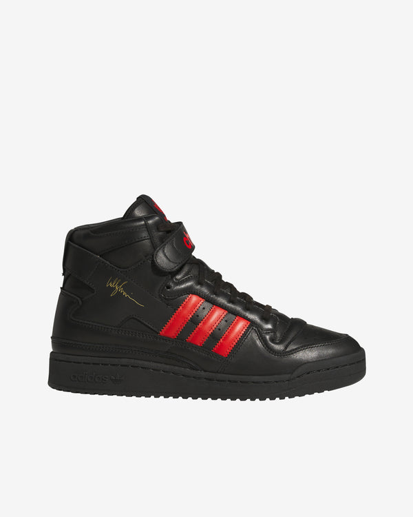 Adidas - Willy Chavarria Men's Forum 84 Hi Sneakers - (Black/Red)