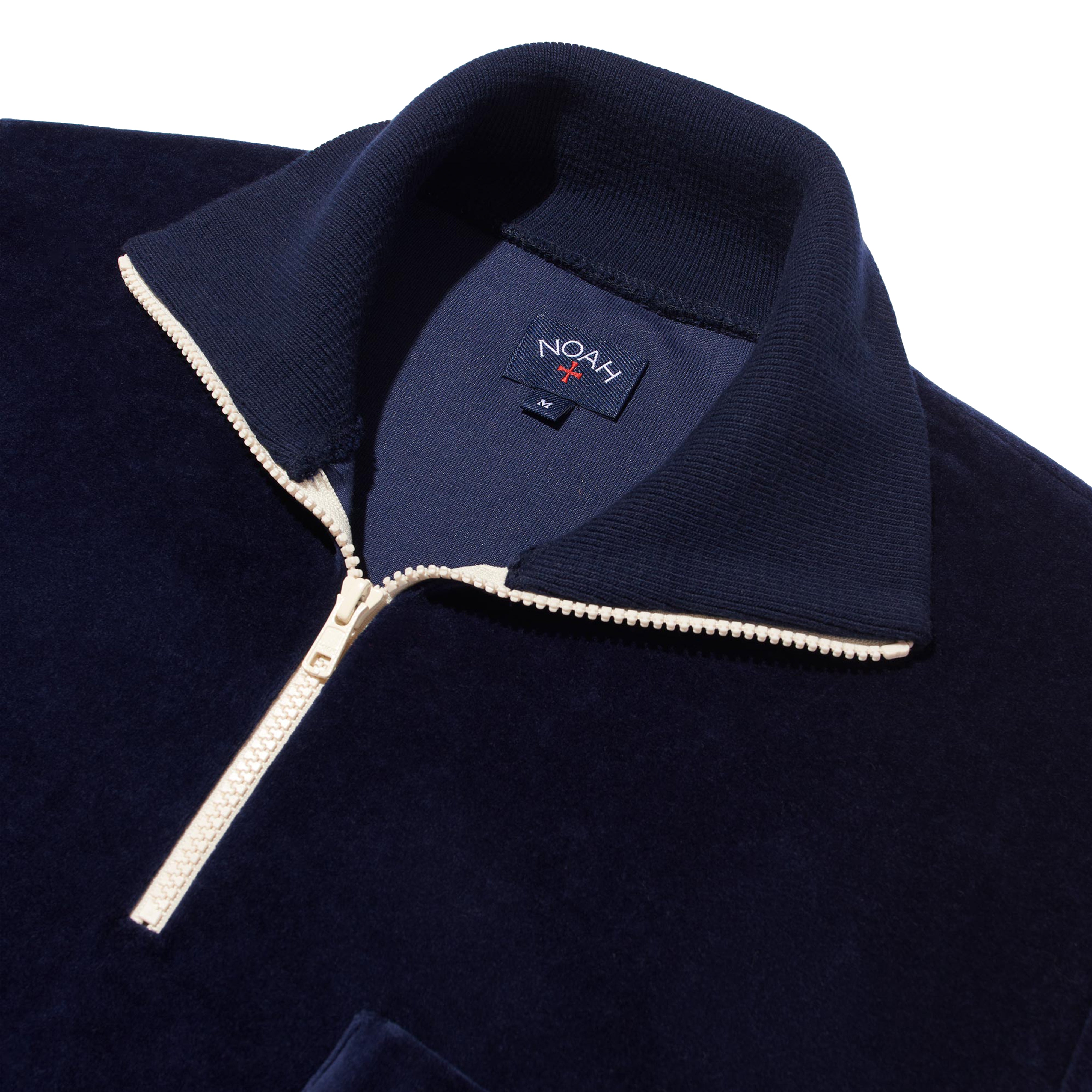 Noah - Men’s Velour Pullover - (Navy)