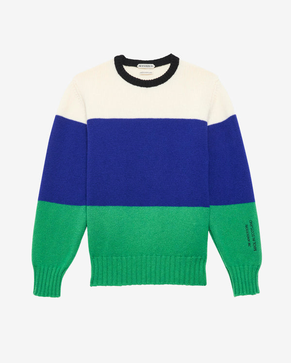 JW Anderson - Men's Stripe Jumper - (Royal Blue)