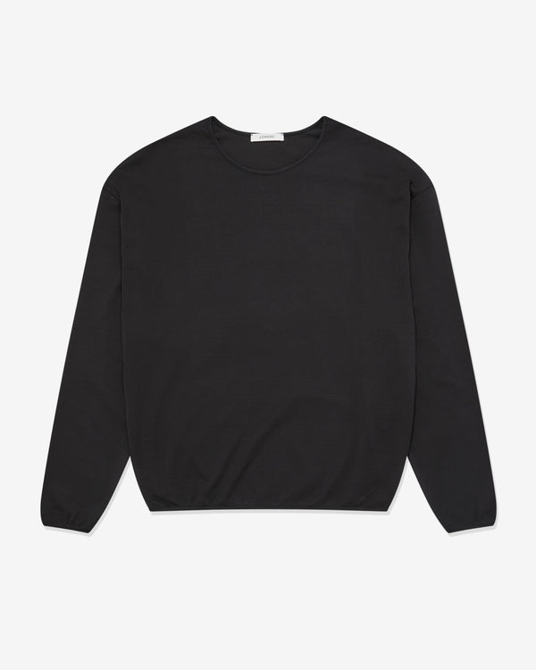 Lemaire - Men's Long Sleeve Relaxed T-Shirt - (Charcoal)