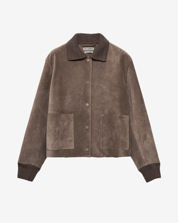 JW Anderson - Men's Suede Jacket - (Mouse Grey)
