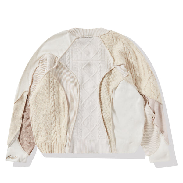 Loutre - Men's Knit Sweater - (Cream Mix)