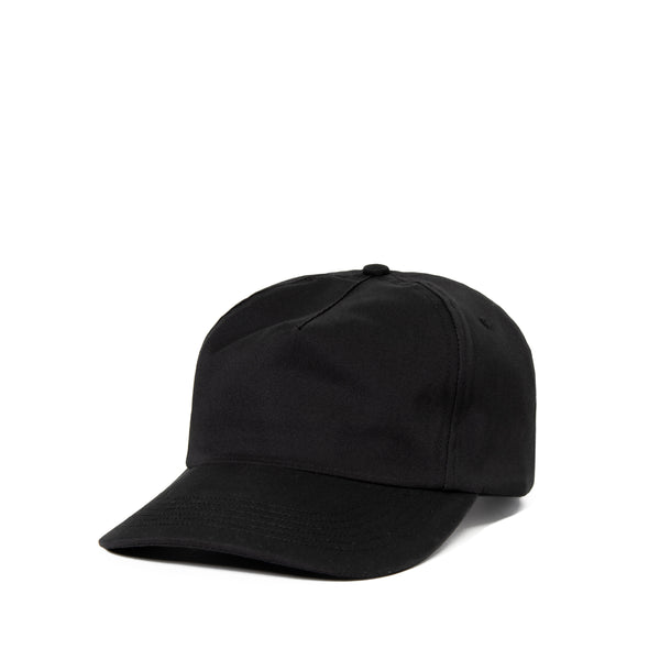 Lady White - Crinkle Cotton Cap - (Black)