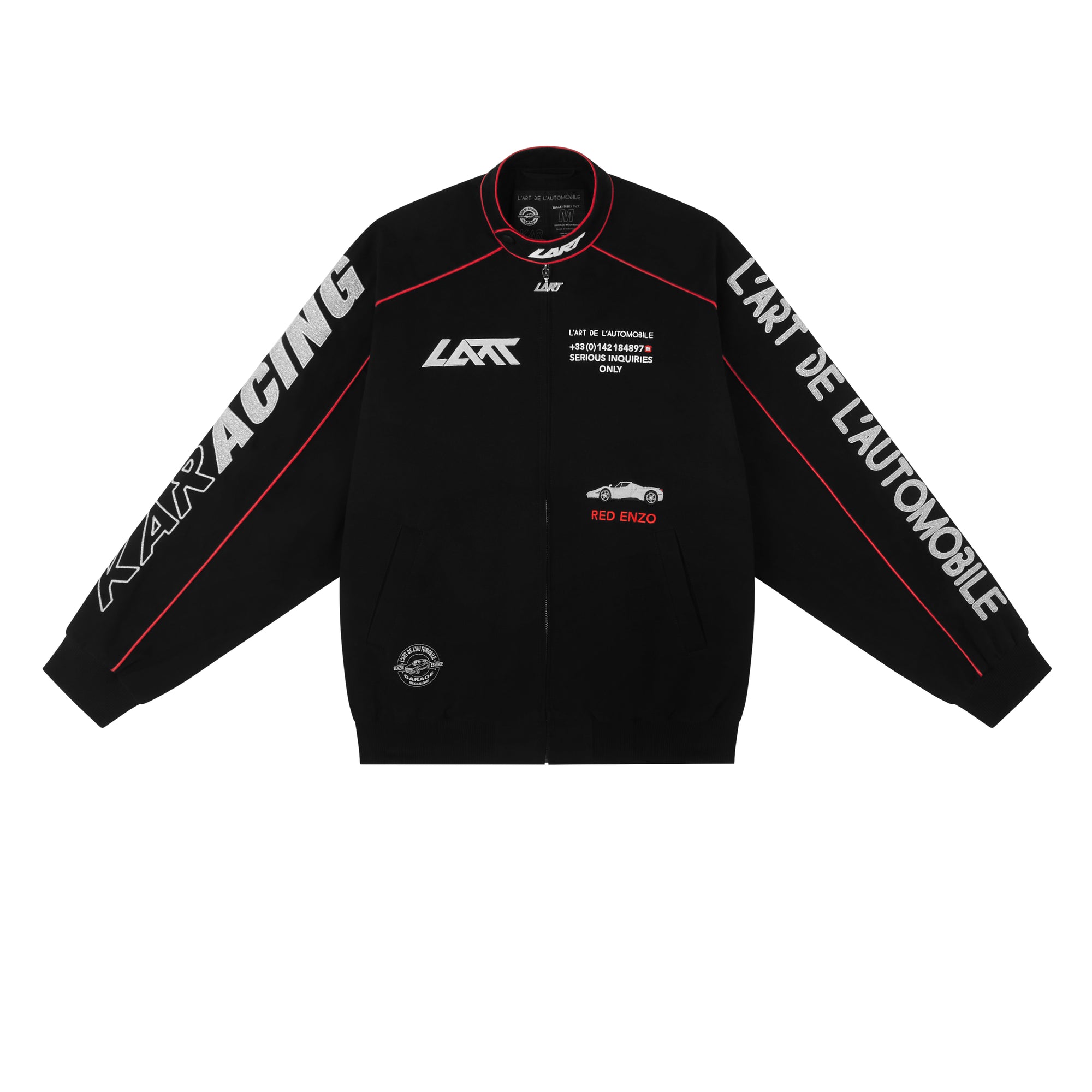 Kar L'Art De L'Automobile - Men's Enzo Karacing Driver Jacket - (Black) view 1, Click to Zoom in